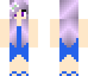 blue catwalk dress