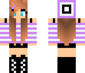cute purple girl