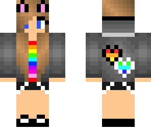 cute rainbow sweatshirt girl