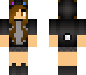 bear girl with long hair