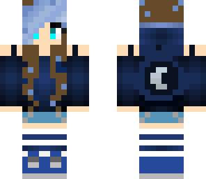 blue fringe girl