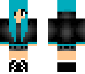 blue cute girl