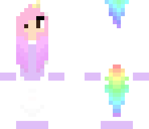 purple and rainbow unicorn