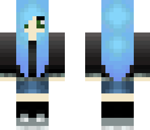blue hair