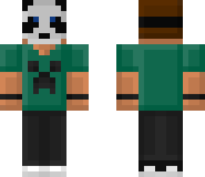 guy with a panda mask