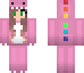 pink dino girl
