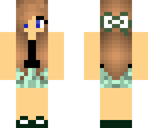 green summer girl