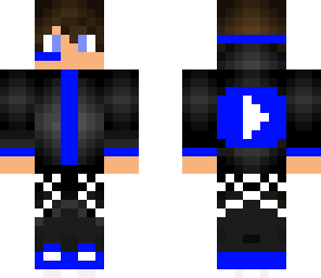 dark blue youtuber boy