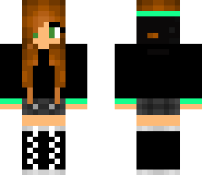 black sweatshirt girl
