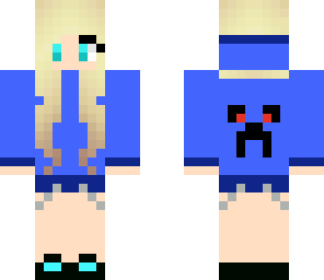 blue creeper girl