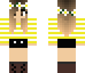 yellow flower girl