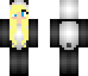 blonde panda girl fixed