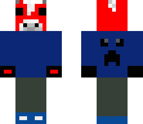 mooshroom in blue clothing
