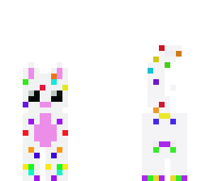rainbow dot  cat