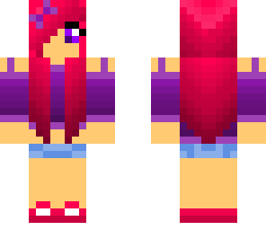 pink and purple girl