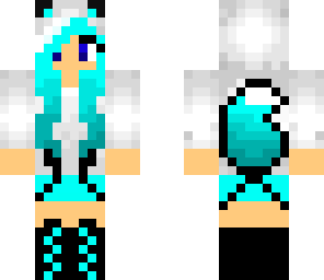 edited cute girl ice fox