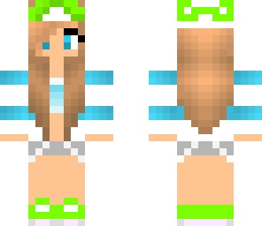 cute blue green tomboy