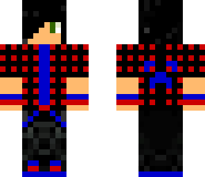 dj     blue and red