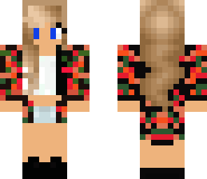 updated flower sweater girl