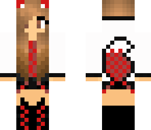 red brunette
