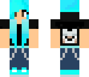 blue hoodie girl