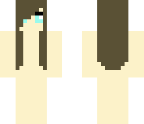 base of girl's skin