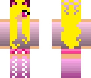 pink cat girl