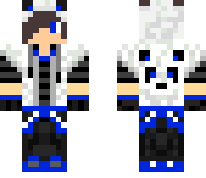 blue panda