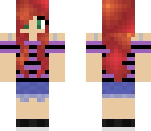 redhead headphone girl
