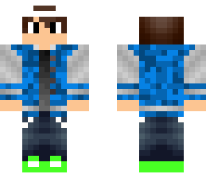 blue college boy