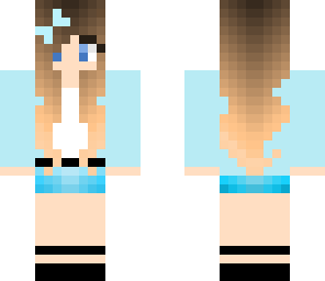 girl in blue jacket