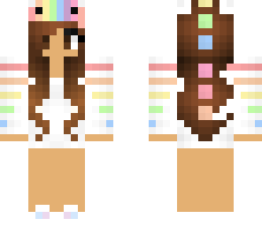 rainbow dino girl