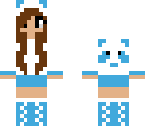 blue panda