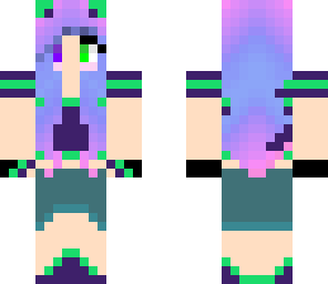 lime and purple with pink