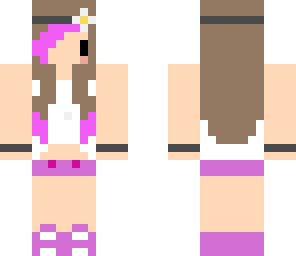 edited chibi pink girl