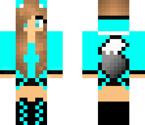blue wolf girl