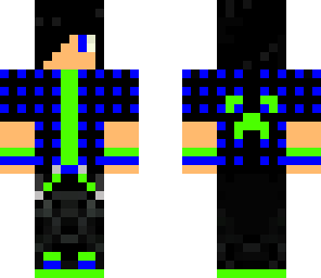 blue-green boy