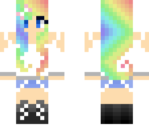 rainbow hair