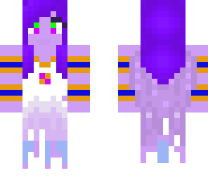 purple comet girl