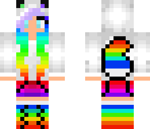 rainbow fox girl
