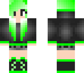 neon green girl