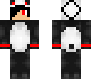 cute panda boy red colour