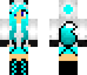 blue wolf girl