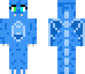 blue fire dragon