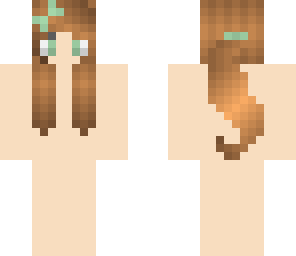 requested brown hair base -ponytail-