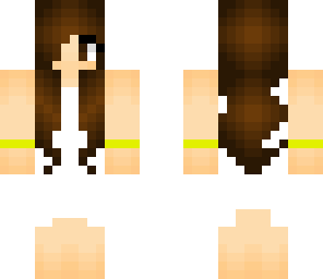 fixed brown hair and brown eyed girl
