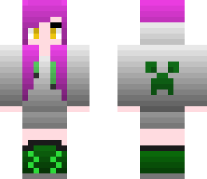 girl with creeper hoodie