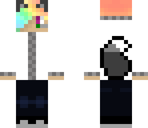 hot rainbow boy gamer wolf thing xd