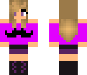 mustache girl