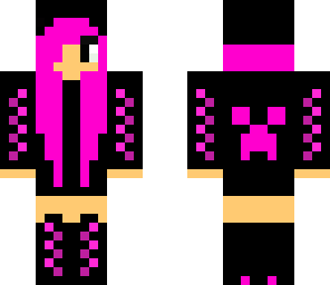 pink creeper girl